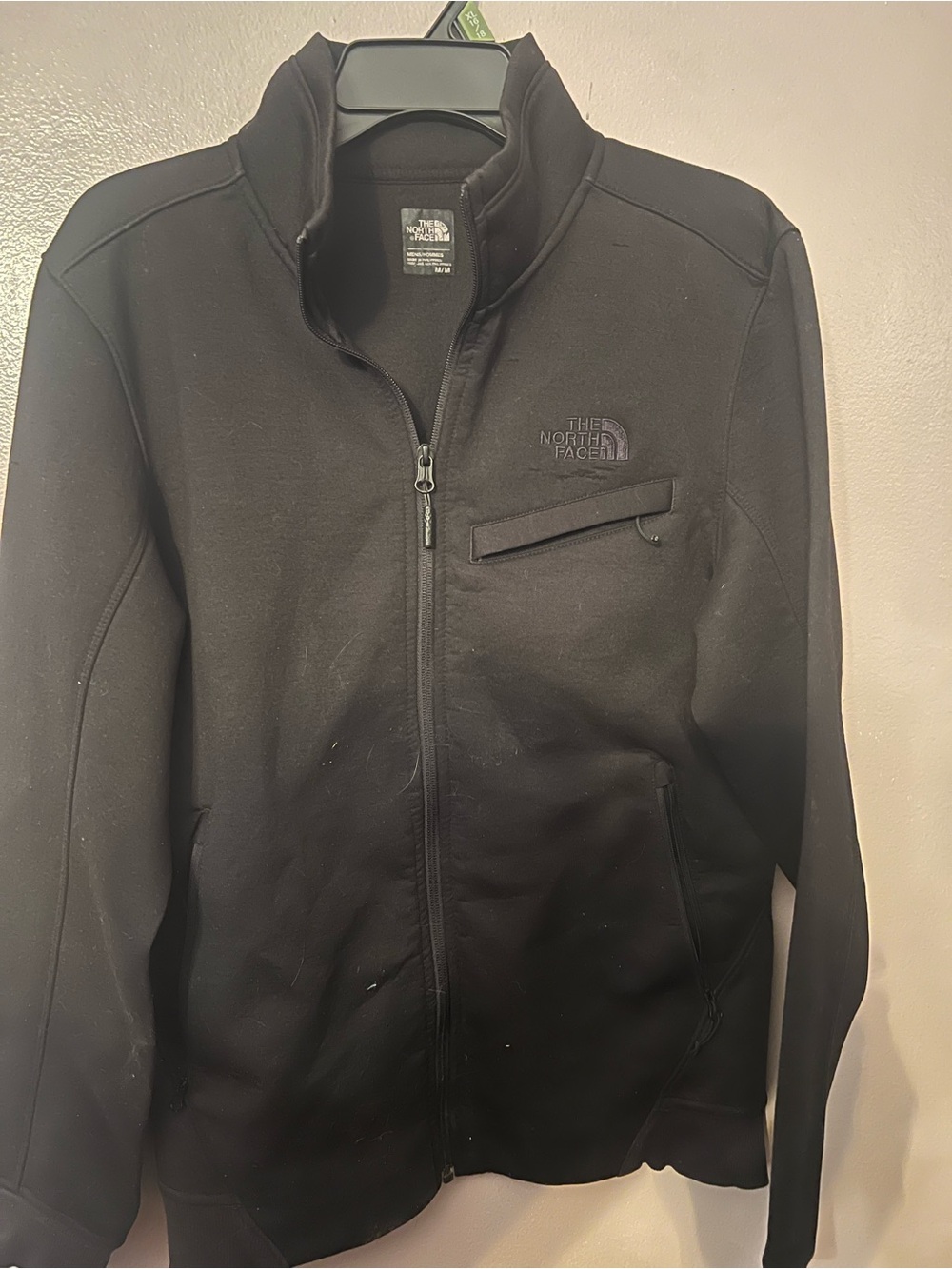 The North Face Black Lightweight Full-Zip Shirt Jacket Thermal Size M